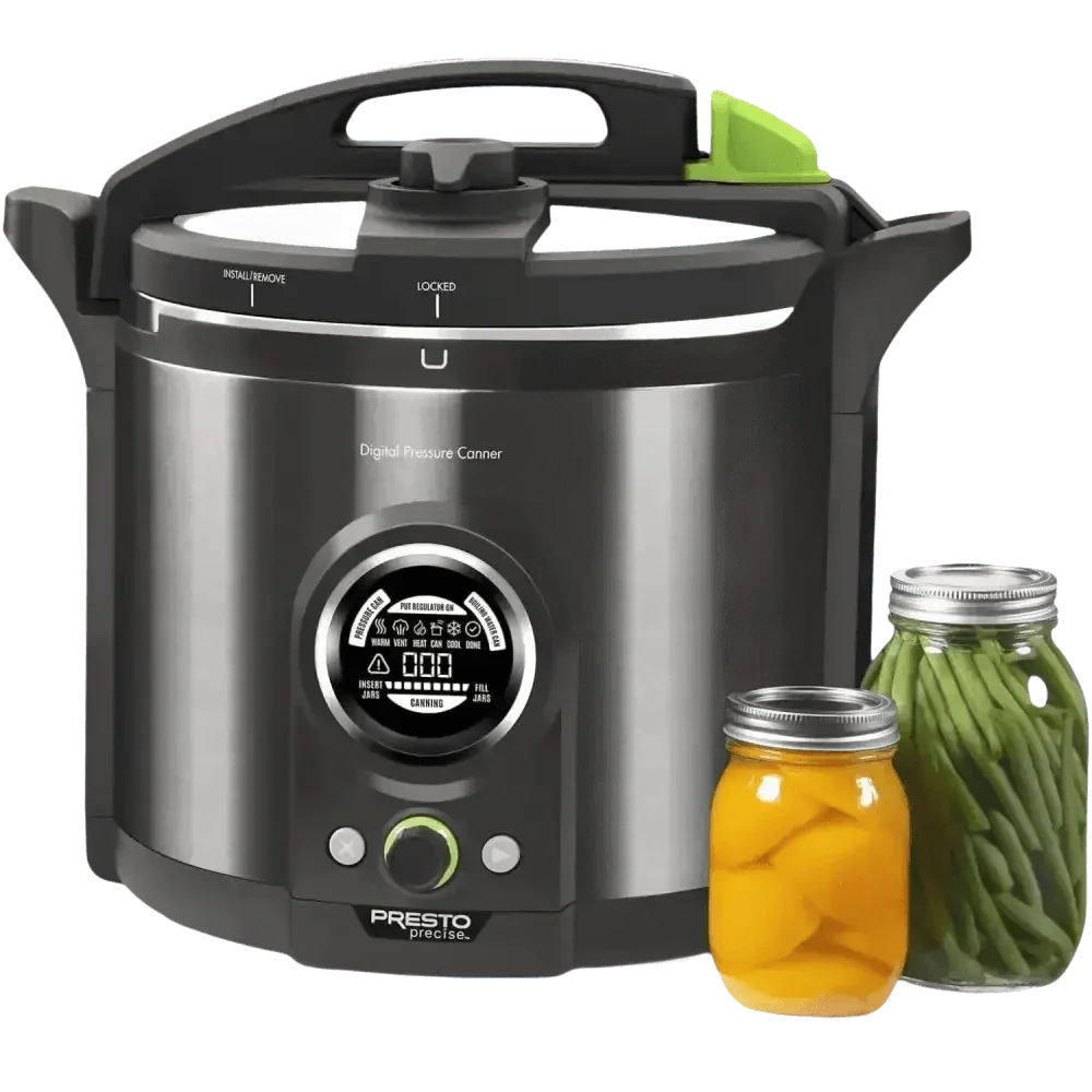Black and Silver Electric Pressure Canner - GiFTiFY