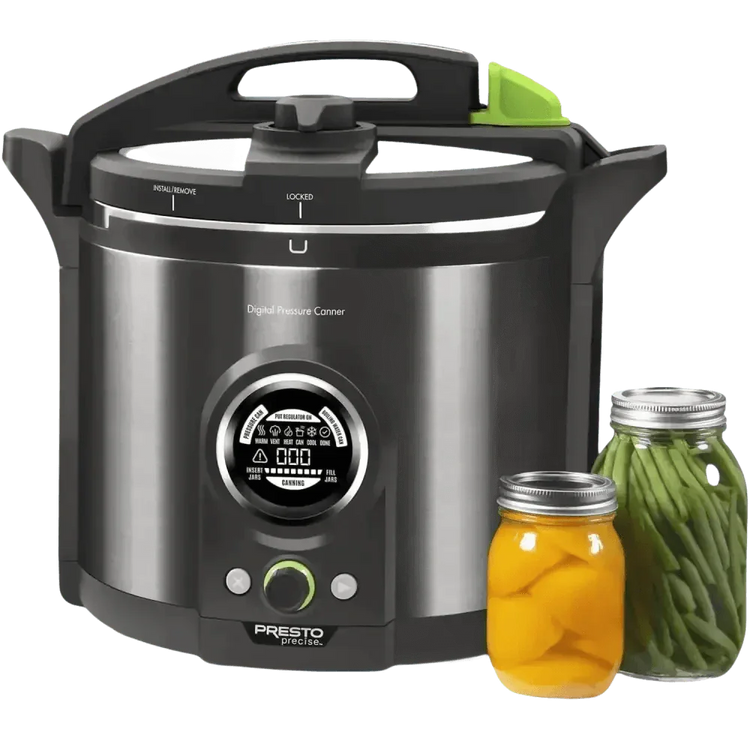 Black and Silver Electric Pressure Canner - GiFTiFY