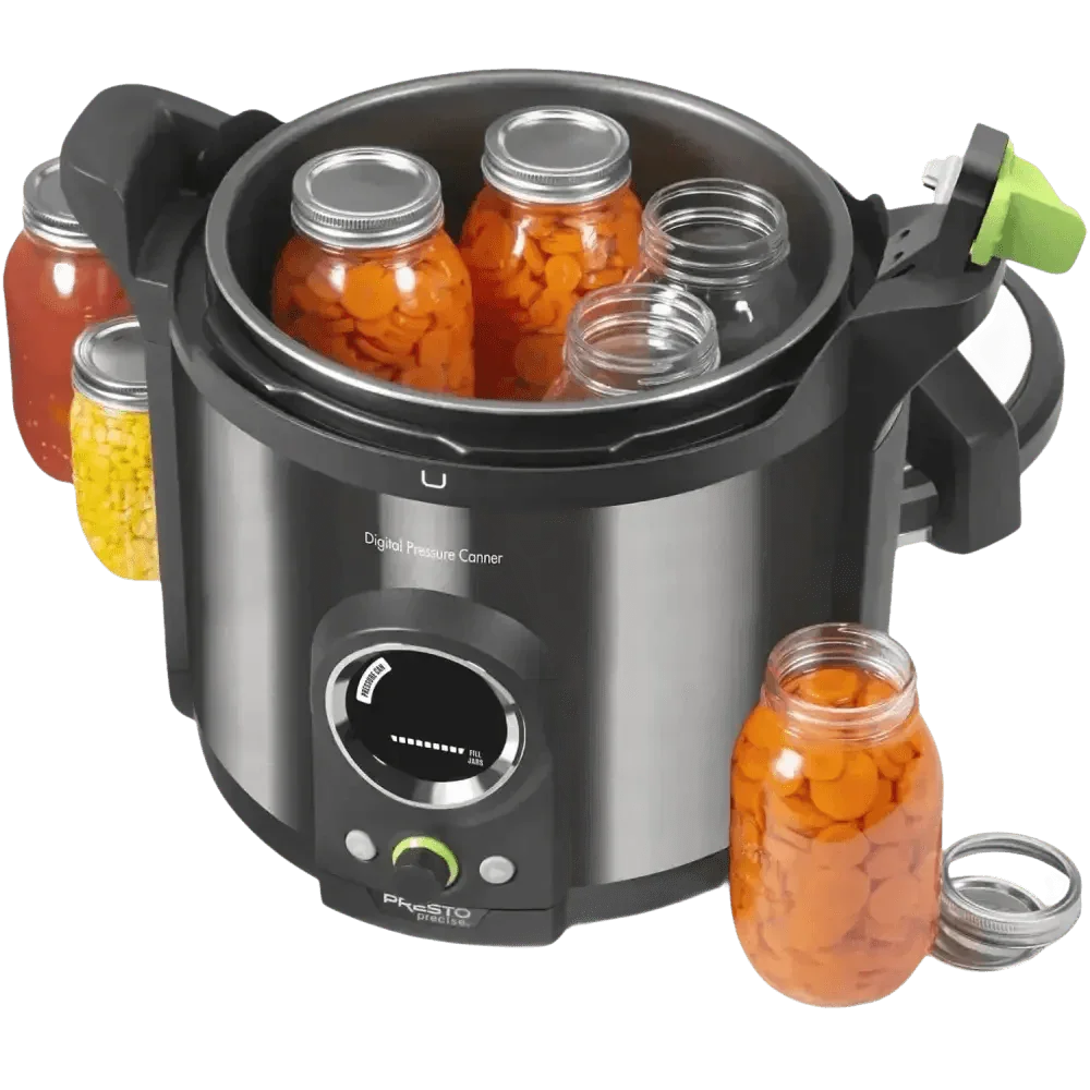 Black and Silver Electric Pressure Canner - GiFTiFY
