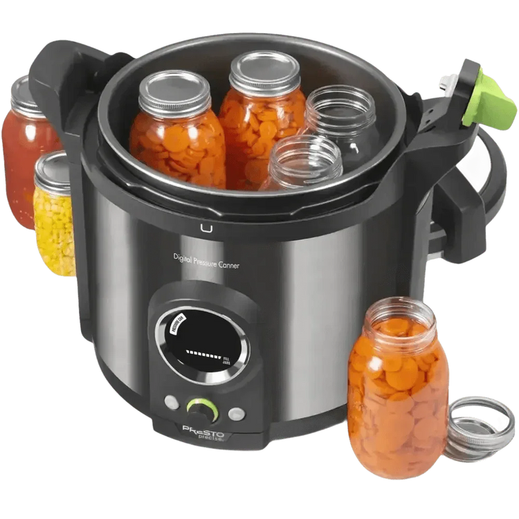 Black and Silver Electric Pressure Canner - GiFTiFY