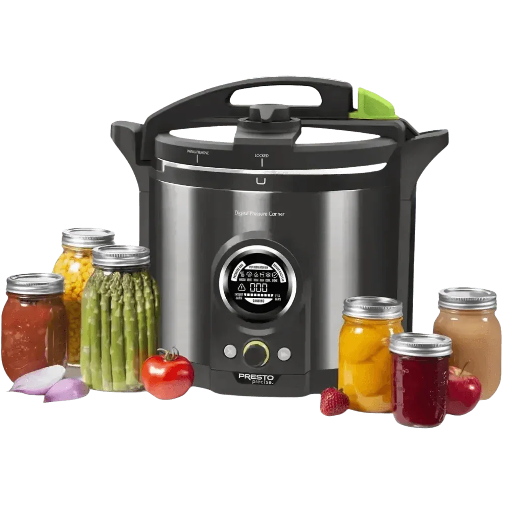 Black and Silver Electric Pressure Canner - GiFTiFY