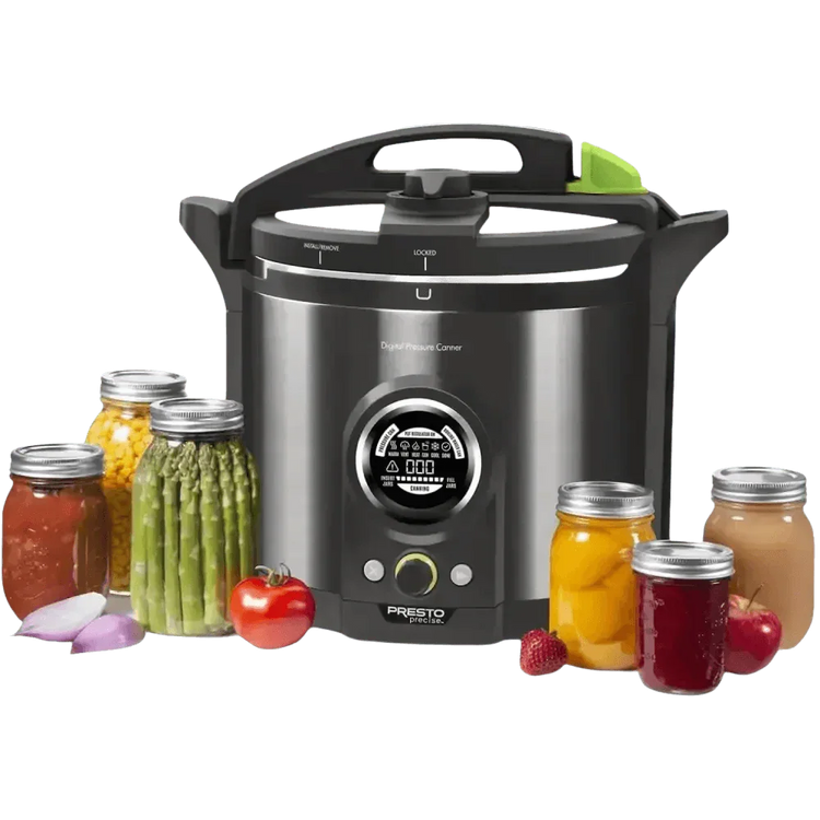 Black and Silver Electric Pressure Canner - GiFTiFY