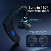 Black Bluetooth Earpiece In-Ear Long Battery Life Bluetooth Wireless Headset - GiFTiFY