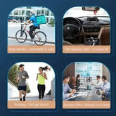 Black Bluetooth Earpiece In-Ear Long Battery Life Bluetooth Wireless Headset - GiFTiFY