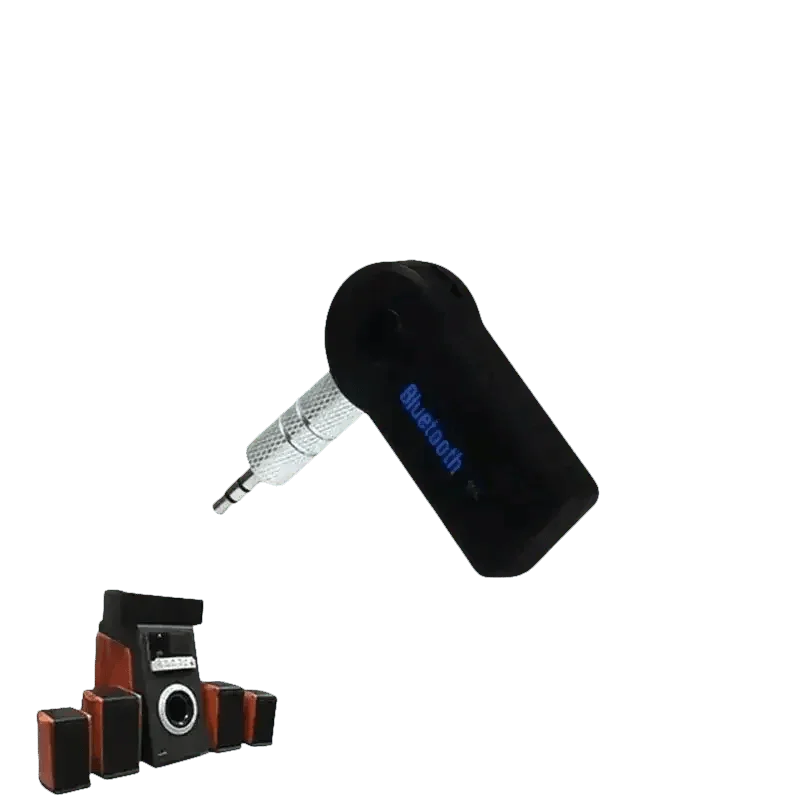 Black Bluetooth Receiver Aux A2DP Headphone Adapter - GiFTiFY