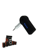 Black Bluetooth Receiver Aux A2DP Headphone Adapter - GiFTiFY
