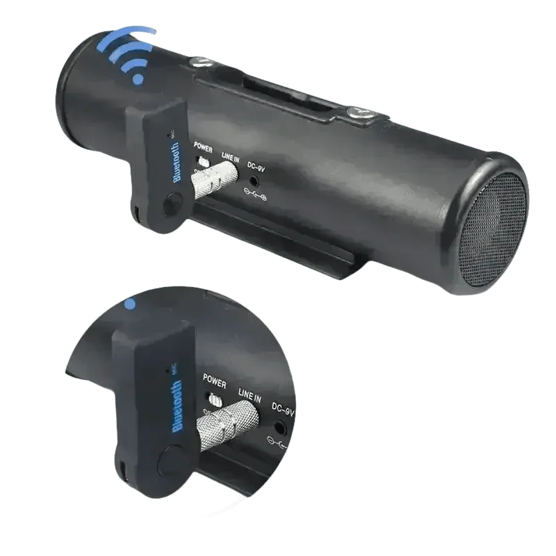 Black Bluetooth Receiver Aux A2DP Headphone Adapter - GiFTiFY