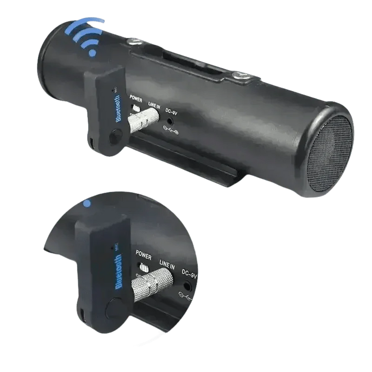 Black Bluetooth Receiver Aux A2DP Headphone Adapter - GiFTiFY