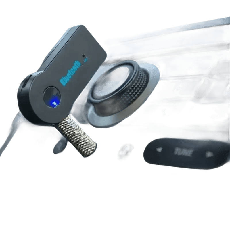 Black Bluetooth Receiver Aux A2DP Headphone Adapter - GiFTiFY