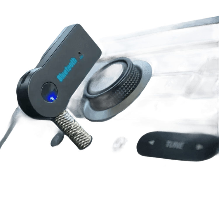 Black Bluetooth Receiver Aux A2DP Headphone Adapter - GiFTiFY