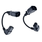 Black C13 C14 Power Angle Extension Cable - GiFTiFY