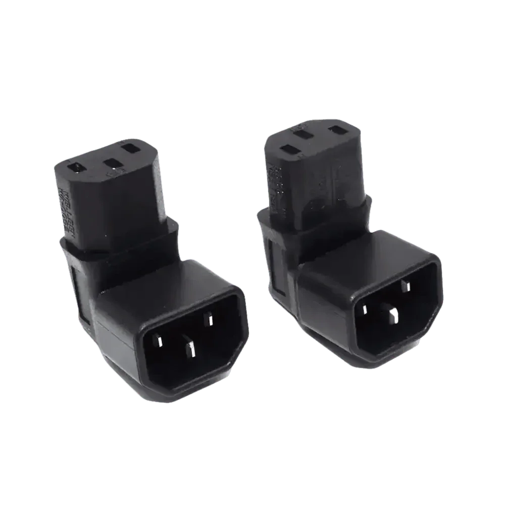 Black C13 C14 Power Angle Extension Cable - GiFTiFY