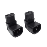 Black C13 C14 Power Angle Extension Cable - GiFTiFY