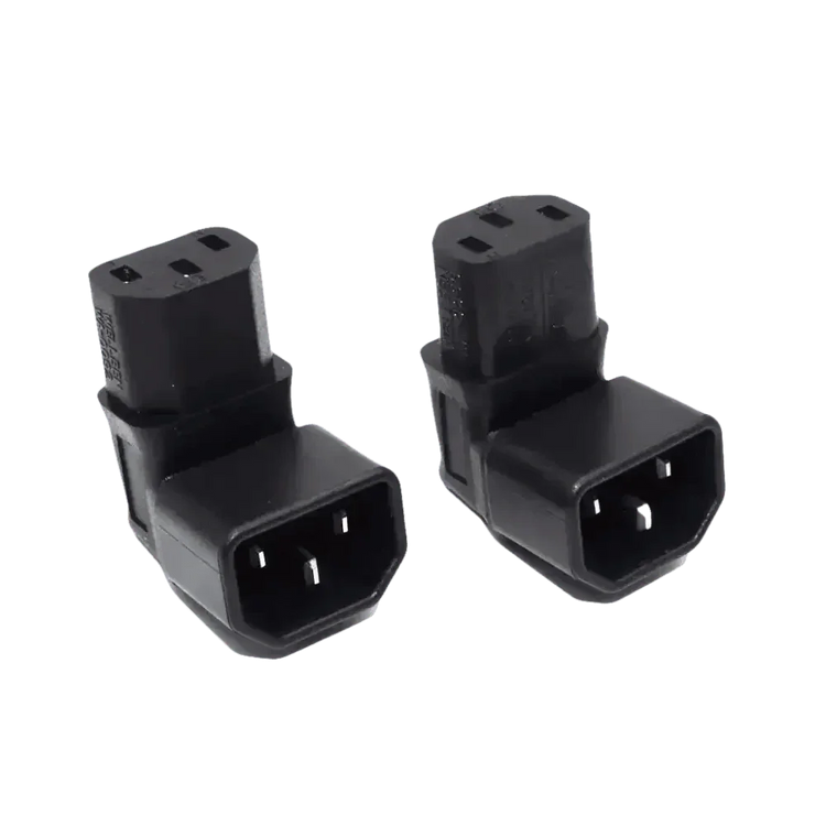Black C13 C14 Power Angle Extension Cable - GiFTiFY