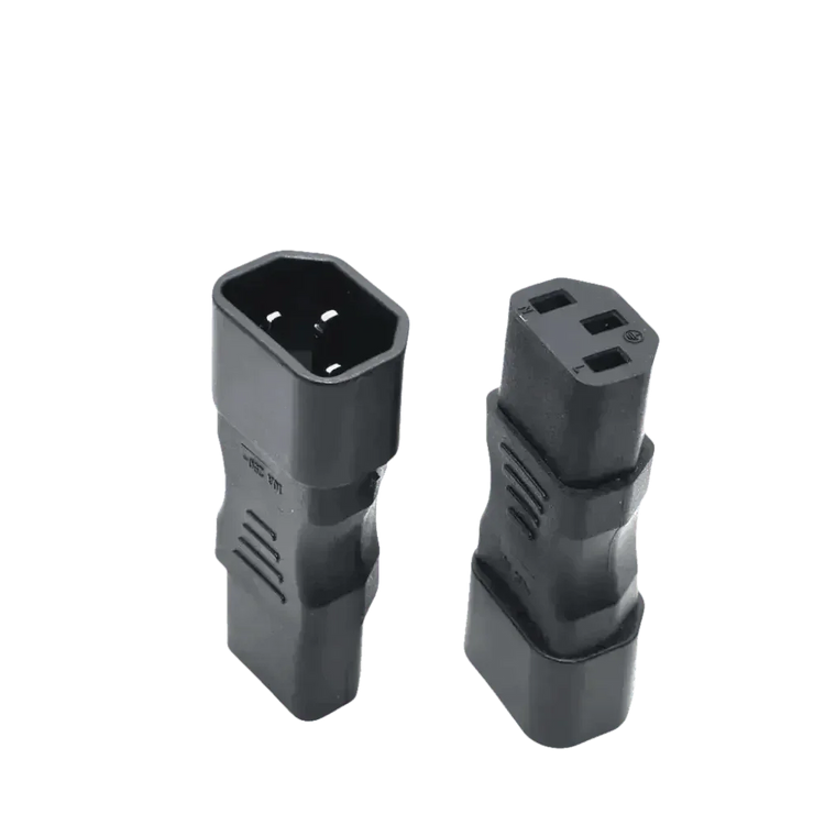 Black C13 C14 Power Angle Extension Cable - GiFTiFY