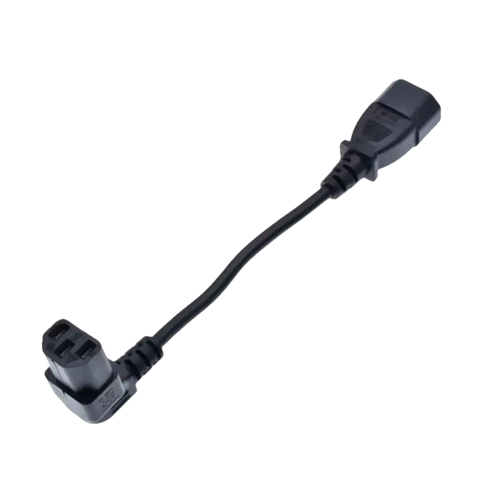 Black IEC power cable.