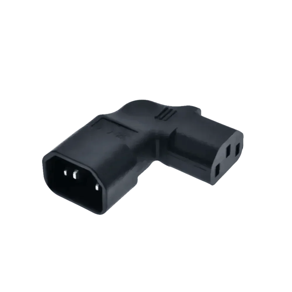 Black C13 C14 Power Angle Extension Cable - GiFTiFY