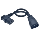 Black C13 C14 Power Angle Extension Cable - GiFTiFY