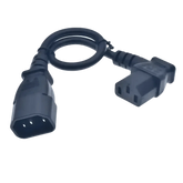 Black C13 C14 Power Angle Extension Cable - GiFTiFY