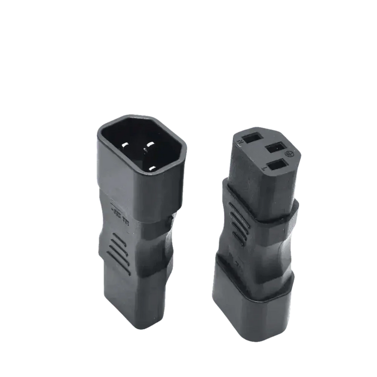 Black C13 C14 Power Angle Extension Cable - GiFTiFY