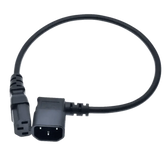 Black C13 C14 Power Angle Extension Cable - GiFTiFY