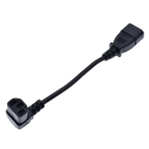 Black C13 C14 Power Angle Extension Cable - GiFTiFY