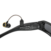 Black Camcorder Glasses Camera with Headphones. HD 1080P Mini Camcorder Glasses - GiFTiFY