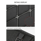 Black Car Seat Protector Pad with Red Stitching - GiFTiFY