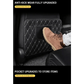 Black Car Seat Protector Pad with Red Stitching - GiFTiFY