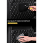 Black Car Seat Protector Pad with Red Stitching - GiFTiFY