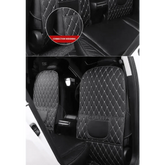 Black Car Seat Protector Pad with Red Stitching - GiFTiFY