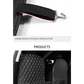 Black Car Seat Protector Pad with Red Stitching - GiFTiFY