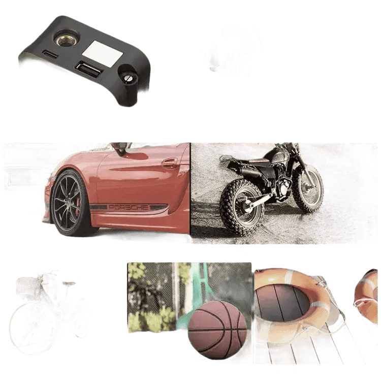 Kenor CXV Multifunction Power Black Digital Tire Inflator - GiFTiFY