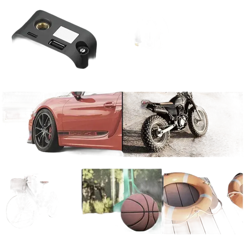 Multifunctional portable air compressor.