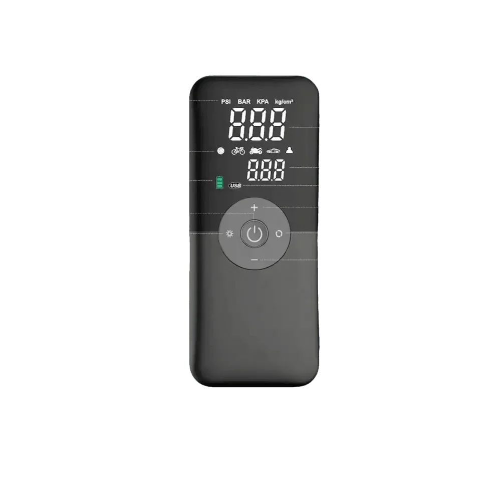 Kenor CXV Multifunction Power Black Digital Tire Inflator Digital Tire Inflator by Shop912656594 Store