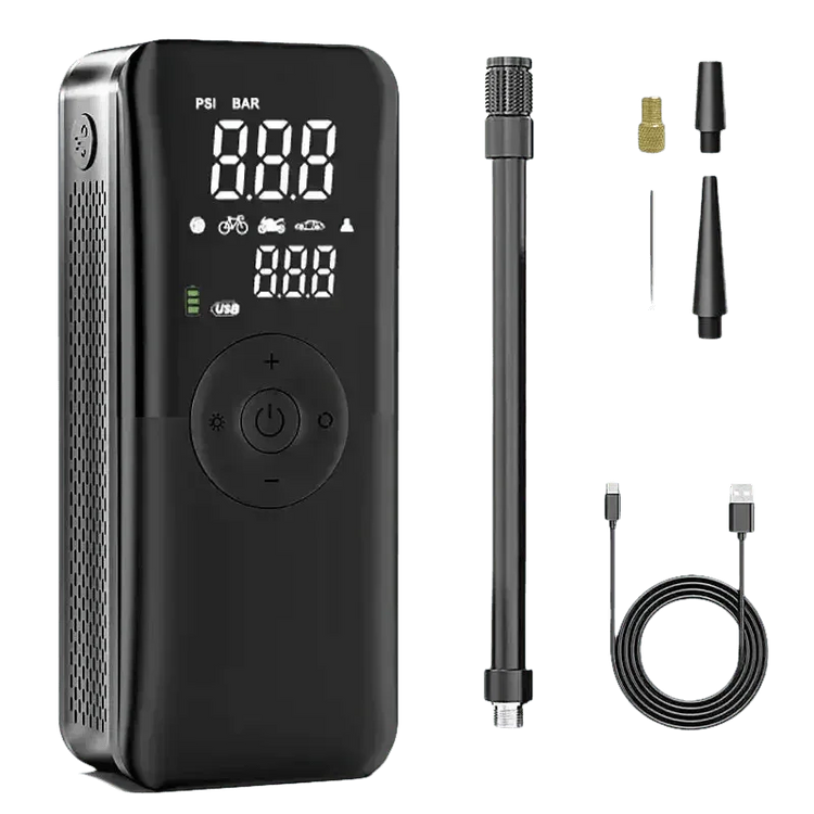 Kenor CXV Multifunction Power Black Digital Tire Inflator - GiFTiFY