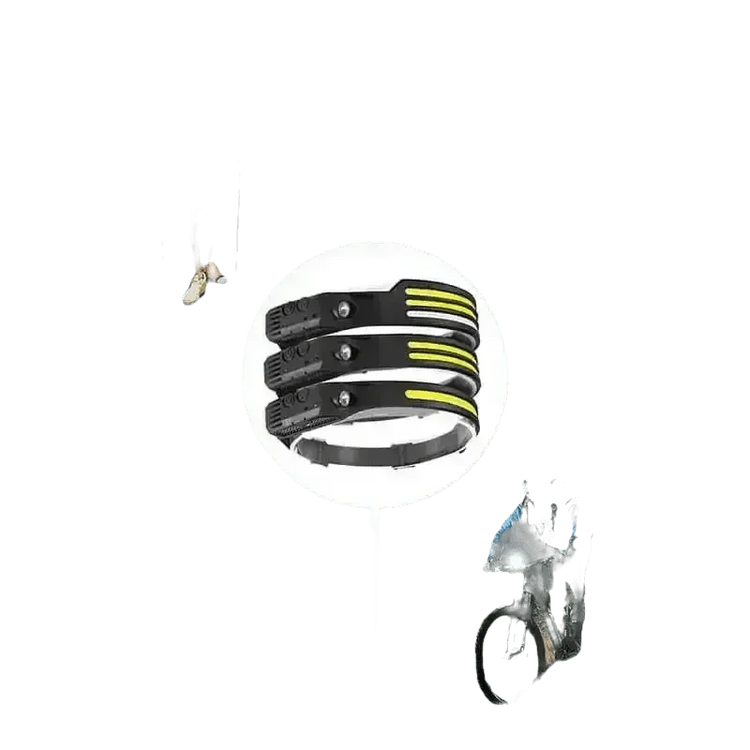 Black Induction Headlamp Cob Led Sensor W689-2 - GiFTiFY