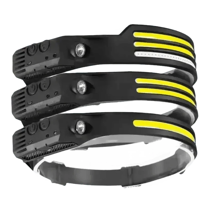 Black Induction Headlamp Cob Led Sensor W689-2 - GiFTiFY