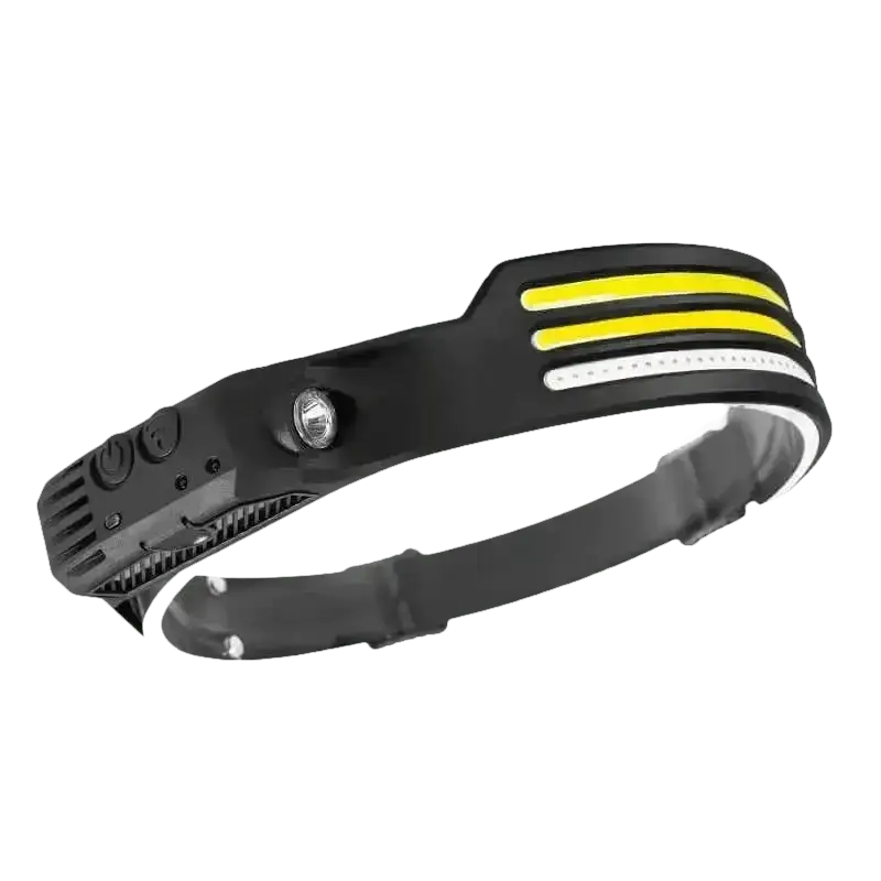 Black Induction Headlamp Cob Led Sensor W689 - 2 - GiFiFY