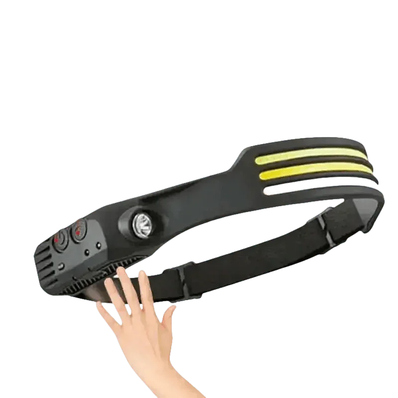 Black Induction Headlamp Cob Led Sensor W689-2 - GiFTiFY