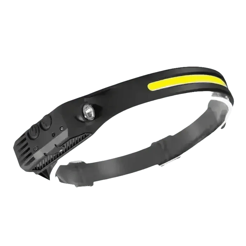 Black Induction Headlamp Cob Led Sensor W689-2 - GiFTiFY