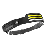Black Induction Headlamp Cob Led Sensor W689-2 - GiFTiFY