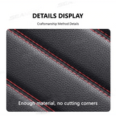 Black Leather Car Seat Covers Seametal Car Seat - GiFTiFY