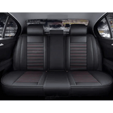 Black Leather Car Seat Covers Seametal Car Seat - GiFTiFY