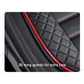 Black Leather Car Seat Covers Seametal Car Seat - GiFTiFY