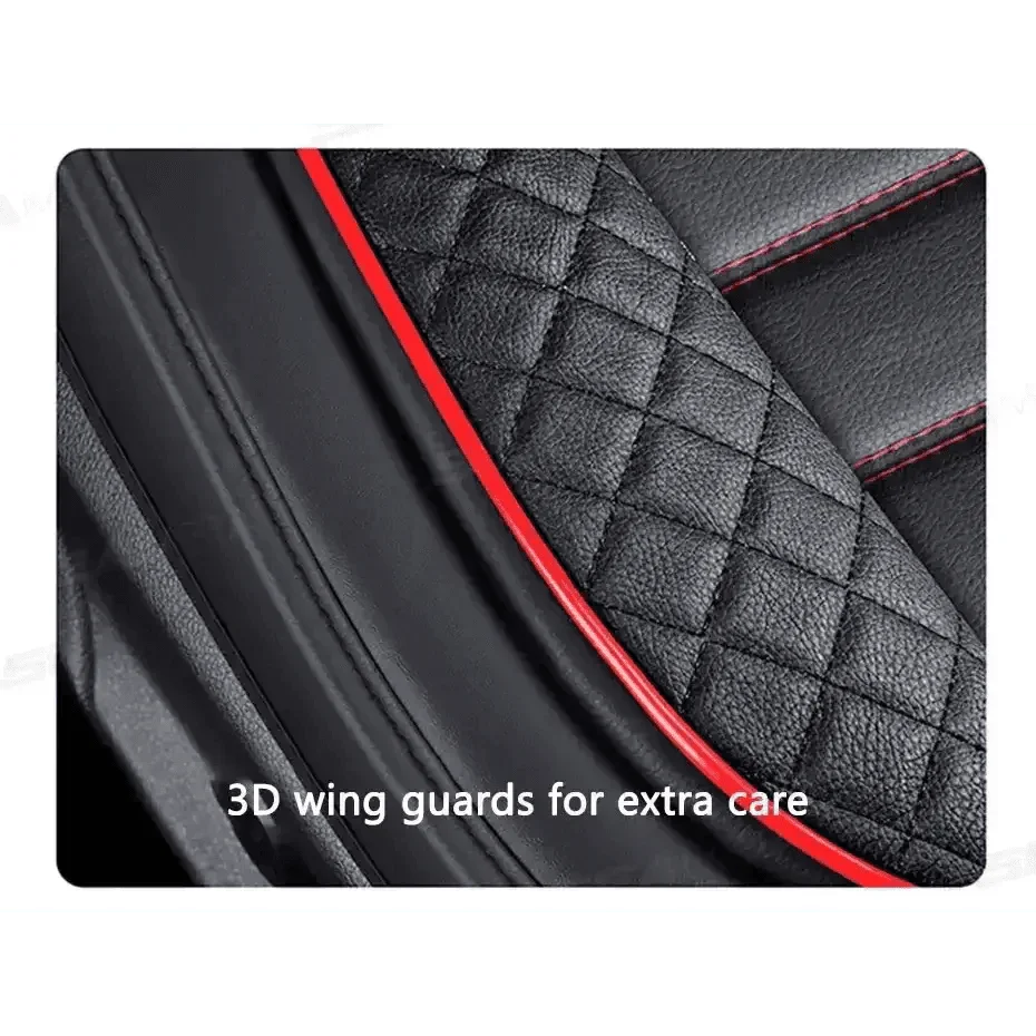 Black Leather Car Seat Covers Seametal Car Seat - GiFTiFY