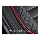 Black Leather Car Seat Covers Seametal Car Seat - GiFTiFY