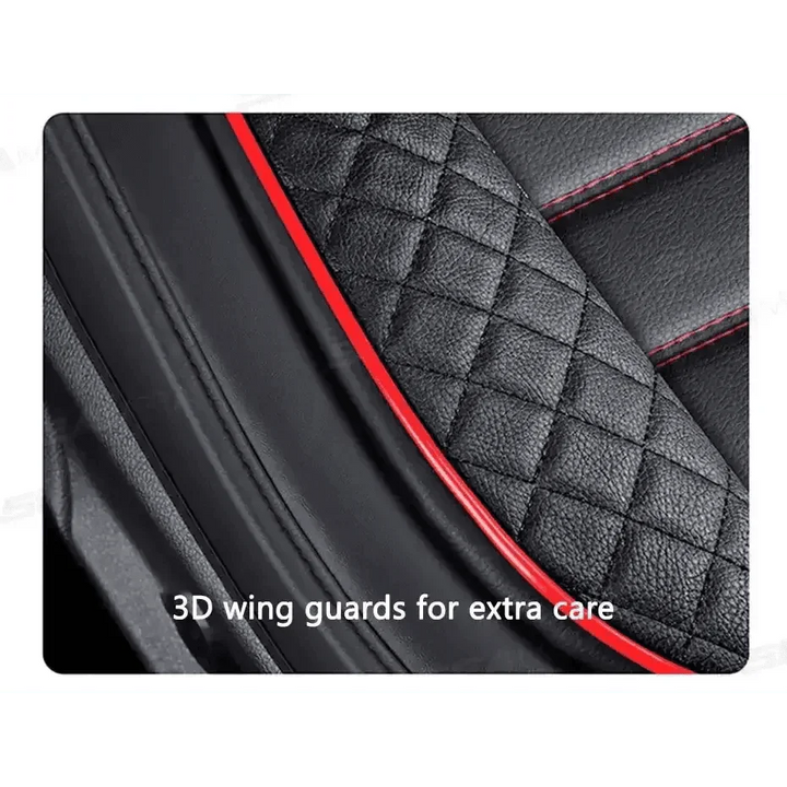 Black Leather Car Seat Covers Seametal Car Seat - GiFTiFY