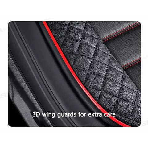 Black Leather Car Seat Covers Seametal Car Seat - GiFiFY