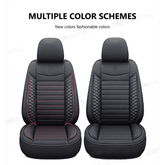 Black Leather Car Seat Covers Seametal Car Seat - GiFTiFY